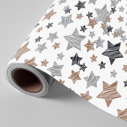 BOBINA PAPIER PRÉSENT FANTASIA NOËL ESTRELLA 62CMX4KG