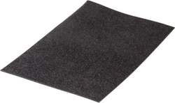 PACK OF 10 SHEETS OF BLACK GLITTER EVA RUBBER 40X60 CM