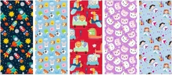 EXP 50 ROLLITOS 70X200CM PAPEL DE REGALO INFANTIL