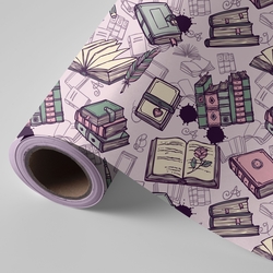 BOBINA PAPIER PRÉSENT LIBROS ROSA 31CMX2KG