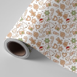 BOBINA PAPIER PRÉSENT FANTASIA NOËL 62CMX4KG