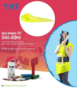 PACK 25 COSTUME BAG NON-WOVEN FABRIC 65X90CM YELLOW