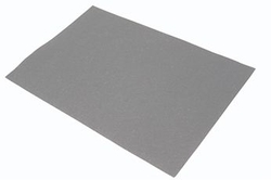 PACK/10 FELT SHEETS 40X60 CM GREY