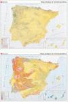 MAPA PENÍNSULA IBÈRICA. CLIMÁTICO/GEOLÓGICO