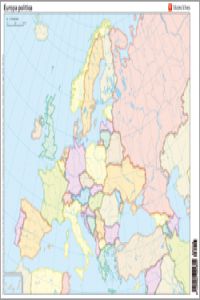 PAQ/50 MAPAS EUROPA POLÍTICO MUDOS EN COLOR