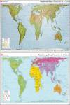 MAPA PLANISFERIO. PROYECCIÓN DE PETERS. 1/32.900.000