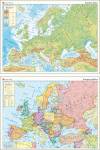 MAPA MURAL EUROPA. FÍSICO/POLÍTICO. 1/4.650.000