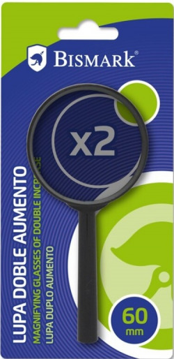LUPA DOUBLE AUMENTO DIAMETRO 60 MM