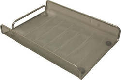 BANDEJA METALICA REDE 24,5X4X35CM CROMADA