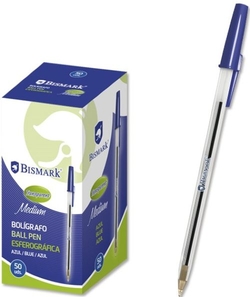 C/50 CANETA BISMARK COR AZUL