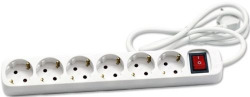 REGLETA MULTIPLE CEGASA 6 TOMAS 3M CABLE