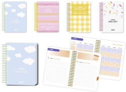 AGENDA ESCOLAR 26-27 ESPIRAL 8º D/P DREAMS T. PP SORTIDO