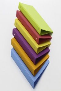 CAPA Fº 4 ARGOLAS 25 MM PVC AMARILLA FUN COR