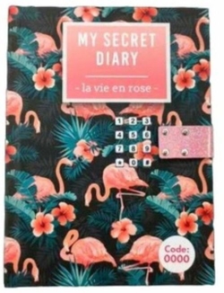 DIARIO CON CLAVE ELECTRONICA A VIE EN ROSE FLAMENCO