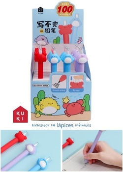 EXP 24 CRAYON INFINITO ANIMAUX MARINS