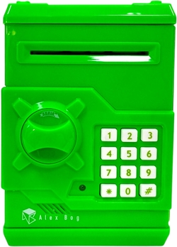 Caja fuerte electronica color verde