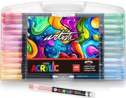 ESTOIG 48 RETOLADORS ACRILICOS REAL BRUSH COLORS SURT.