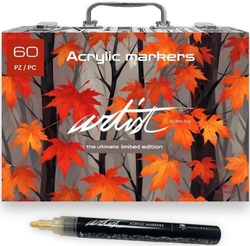 MALETIN 60 RETOLADORS ACRYLIC MARKERS SERIE ARTIST