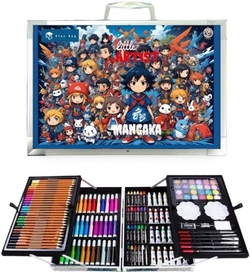 SET ALUMINIO ART STUDIO ARTIST MANGA CON 145 PEZAS