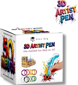 C/10 ARTIST PEN 3D REFILLS 50M 10 ASSORTED COLORS