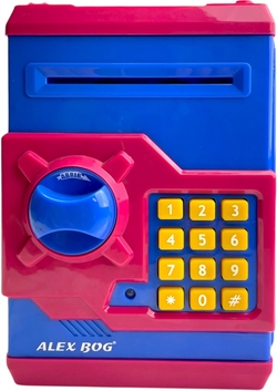BOÎTE FUERTE ELECTRONICA FUTBOL BLEU ET GRANATE