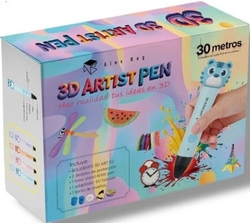3D ARTIST TIGER PEN FULL WITH ACCESSORIES ASSORTED COLORS.