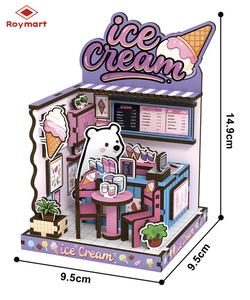 ICE CREAM WOODEN PUZZLE 74 PIECES