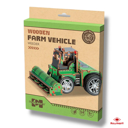 54-PIECE WOODEN PUZZLE: BRUSHCUTTER