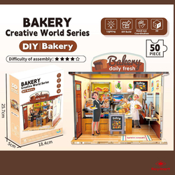 3D PUZZLE BAKERY WITH LIGHT 50 PIECES