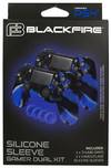 Silicone Sleeve Gamer Dual Kit Blackfire Ps4
