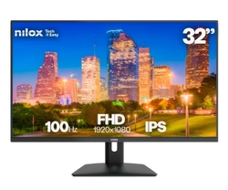 Nilox Nxm32Fhd1001 Monitor 32 Ips 100Hz Hdmi Vga