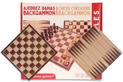 AJEDREZ DAMAS Y BACKGAMMON FSC 100%