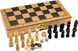 LADIES CHESS BACKGAMON FSC 100%