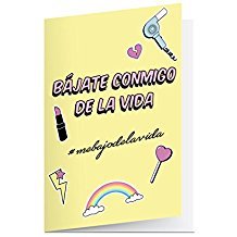TARJETA BÁJATE CONMIGO DE LA VIDA