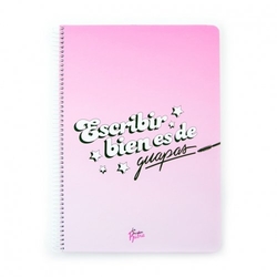 CUADERNO ESCRIBIR BIEN ES DE GUAPAS