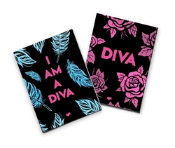 (pack2).vecina rubia:rosas y plumas.(cuadernos cosidos)