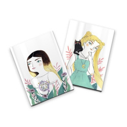 (pack2).maria hesse sakura y feminista.(cuadernos cosidos)