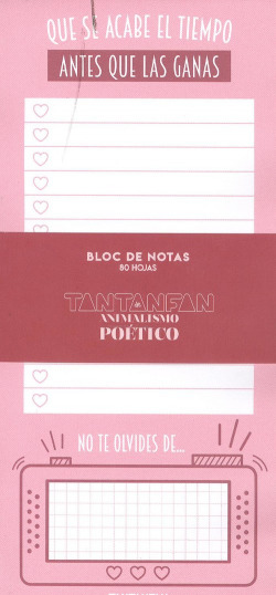Bloc de notas animalismo poético
