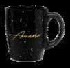 Taza acuario horoscopo negro