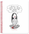 Libreta a5 tapa dura lola vendetta "objetivos"
