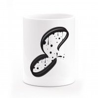 Taza monograma letra e