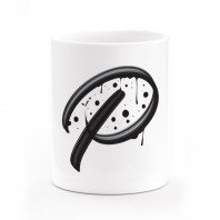 TAZA MONOGRAMA LETRA P