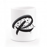 Taza monograma letra r