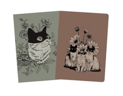 (pack2).gatos.(cuadernos cosidos)