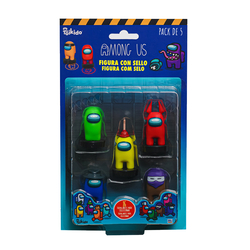 Among Us - Pack 5 Sellos Crewmates