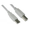 NANOCABLE CABLE USB 2.0 IMPRESORA, TIPO A/M-B/M, BEIGE,3.0