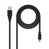 NANOCABLE CABLE USB 2.0, TIPO A/M-MINI USB 5PIN/M, 1.8 M