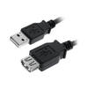 NANOCABLE CABLE USB 2.0, TIPO A/M-A/H, NEGRO, 3.0 M