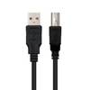NANOCABLE CABLE USB 2.0 IMPRESORA, TIPO A/M-B/M, NEGRO, 1.0