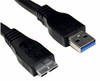 Nanocable Cable Usb 3.0, Tipo A/M-Micro B/M, Negro, 1.0 M